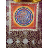 Kalachakra Mandala Tibetan Thangka Painting - Silk Framed