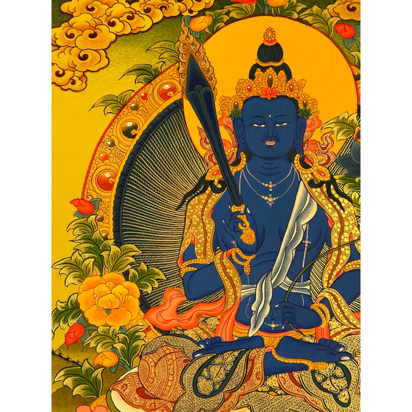 Akasagarbha Buddha Thangka