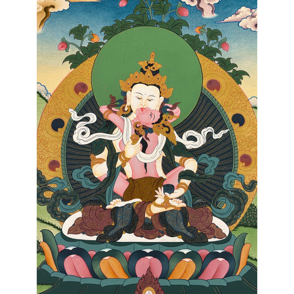 Vajrasattva Consort Thangka