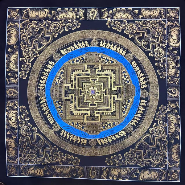 Kalachakra Mandala Tibetan Thangka Painting
