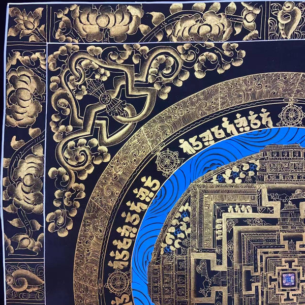 Kalachakra Mandala Tibetan Thangka Painting