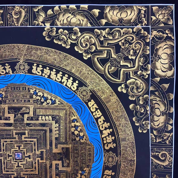Kalachakra Mandala Tibetan Thangka Painting