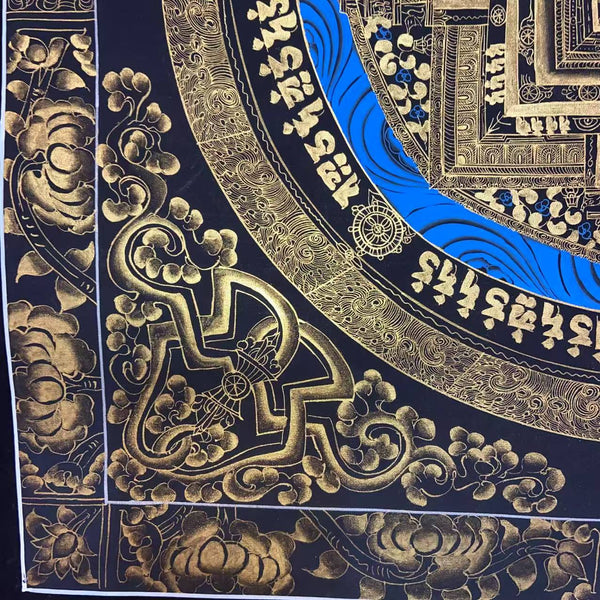 Kalachakra Mandala Tibetan Thangka Painting