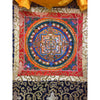 Kalachakra Mandala Tibetan Thangka Painting - Silk Framed