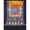 Kalachakra Mandala Tibetan Thangka Painting - Silk Framed