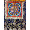 Kalachakra Mandala Tibetan Thangka Painting - Silk Framed