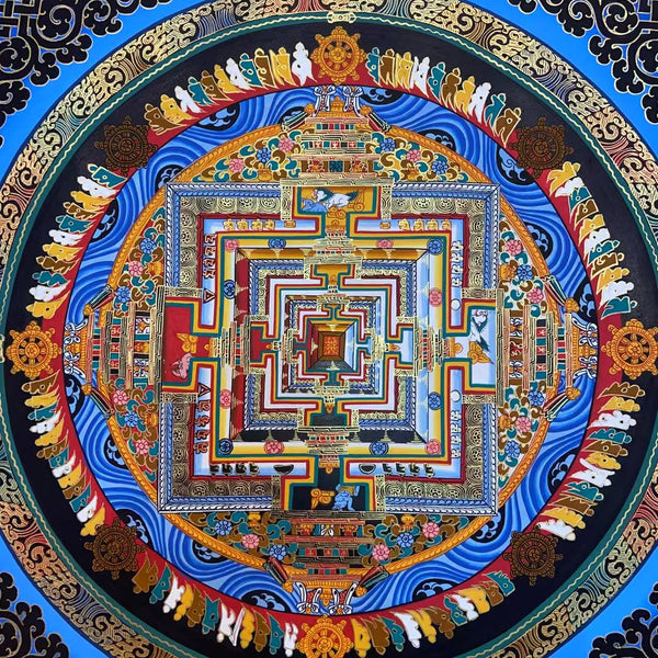 Kalachakra Mandala Tibetan Thangka Painting