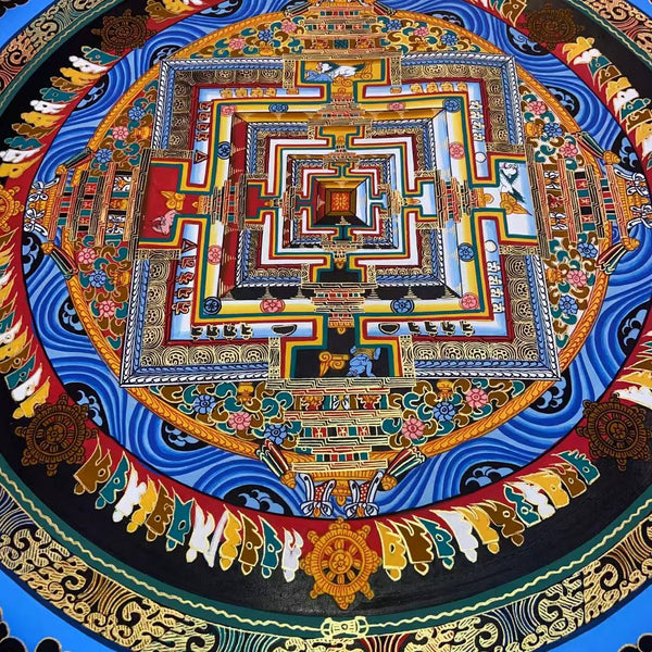 Kalachakra Mandala Tibetan Thangka Painting