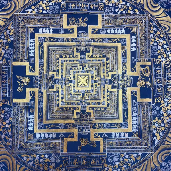 Kalachakra Mandala Tibetan Thangka Painting