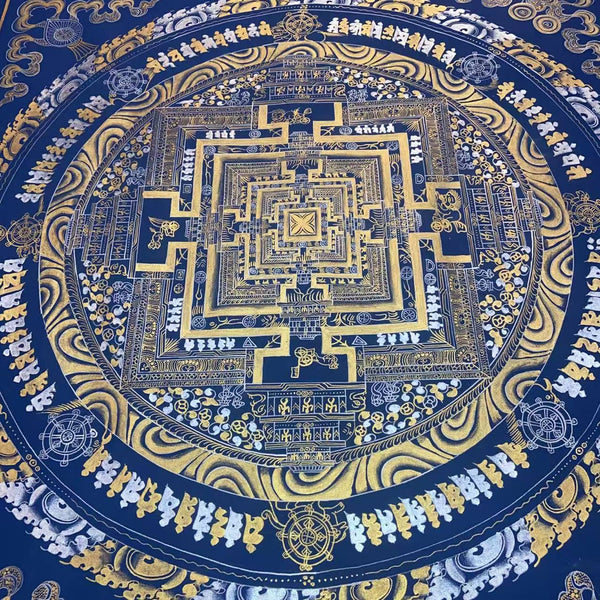 Kalachakra Mandala Tibetan Thangka Painting