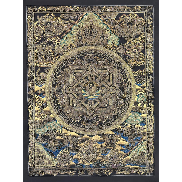 Buddha Life Story Mandala Thangka