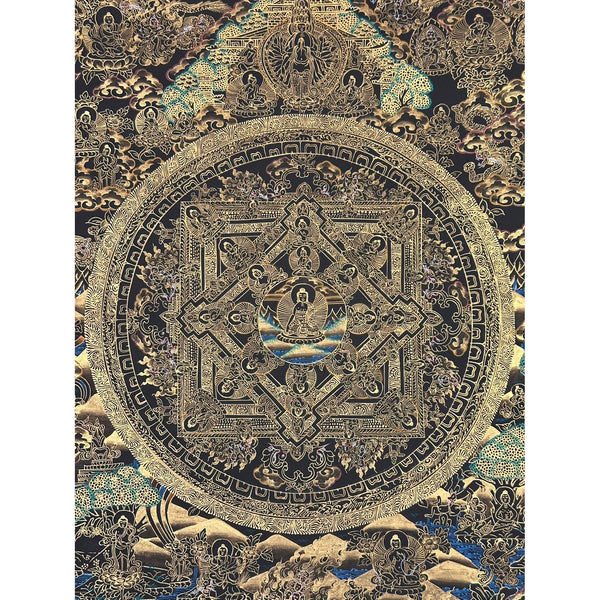 Buddha Life Story Mandala Thangka