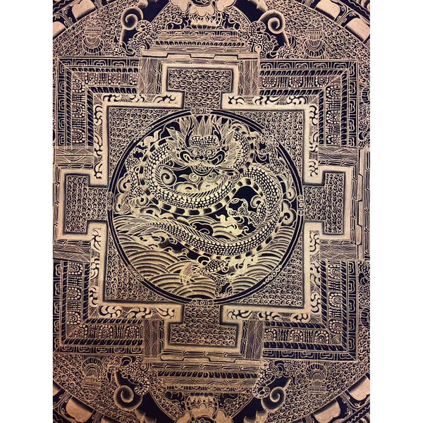 Dragon Mandala Thangka