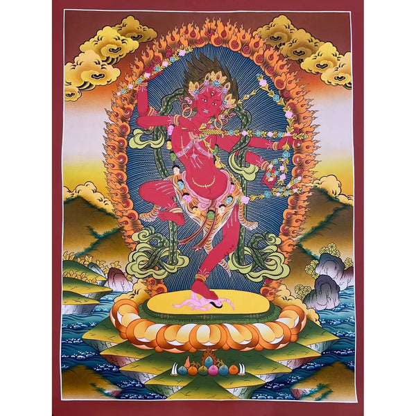 Kurkulla Tibetan Thangka Painting