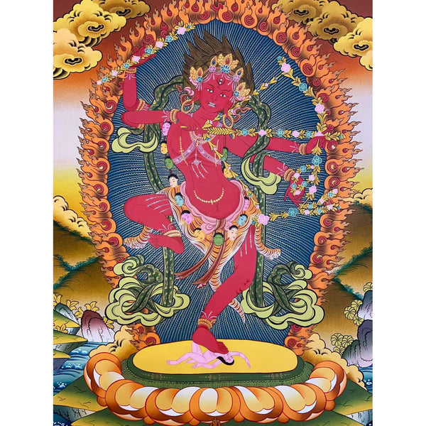 Kurkulla Tibetan Thangka Painting
