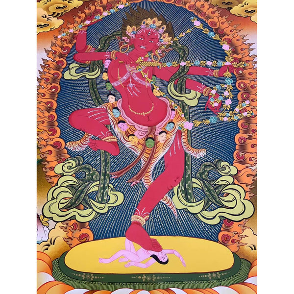 Kurkulla Tibetan Thangka Painting