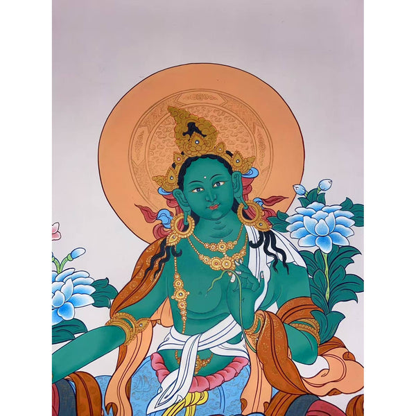 Green Tara Thangka