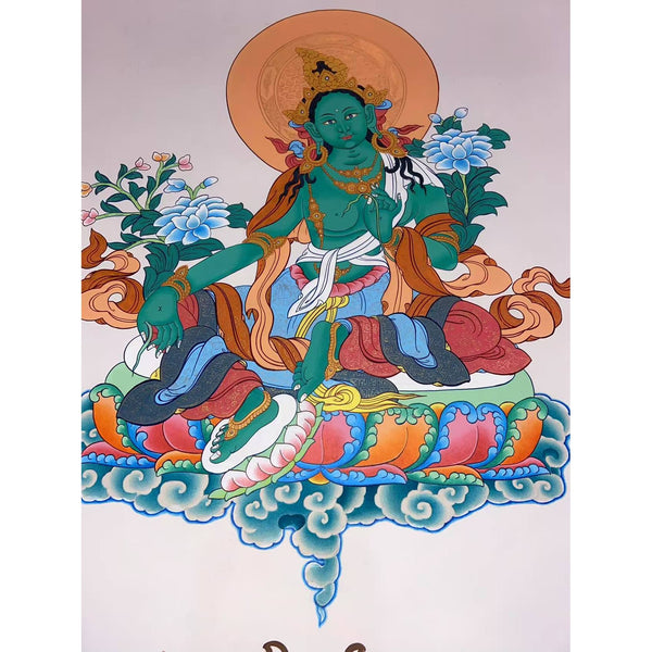 Green Tara Thangka