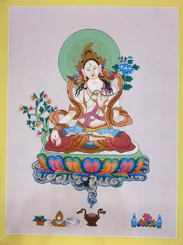 White Tara Thangka