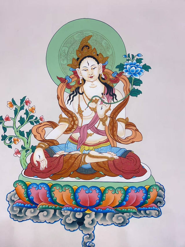 White Tara Thangka