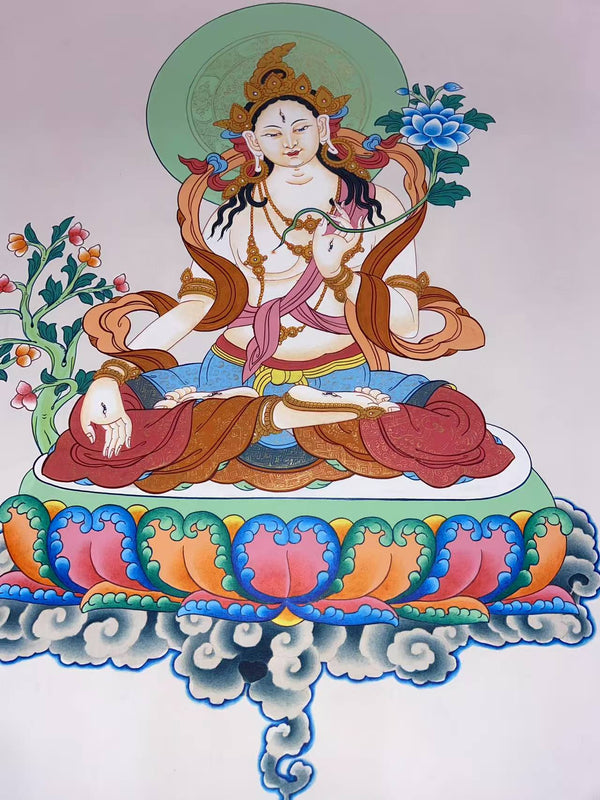 White Tara Thangka