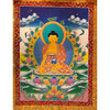 Shakyamuni Buddha Thangka - Silk Framed