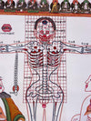 Human Body Anatomy Thangka