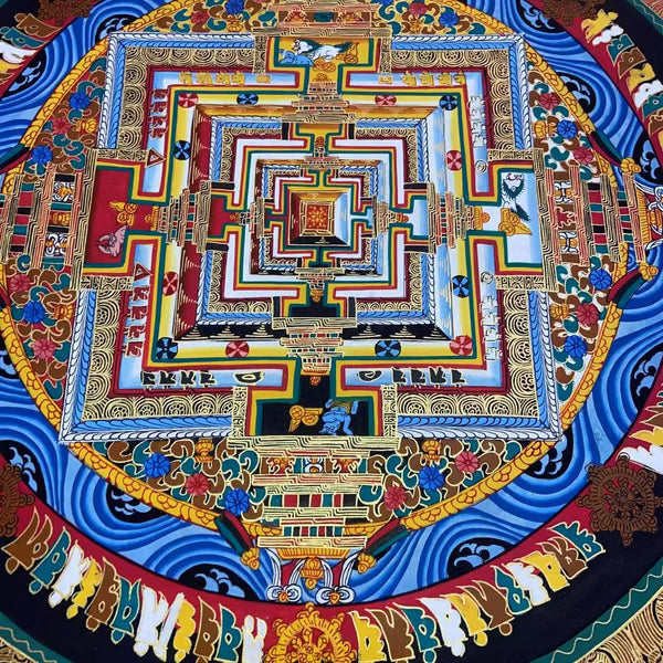 Kalachakra Mandala Tibetan Thangka Painting