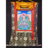 White Tara Thangka - Silk Framed