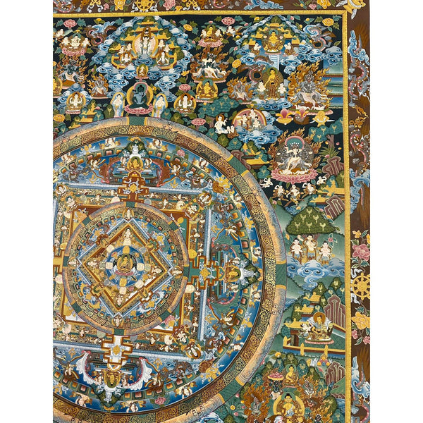 Buddha Life Story Mandala Large Thangka
