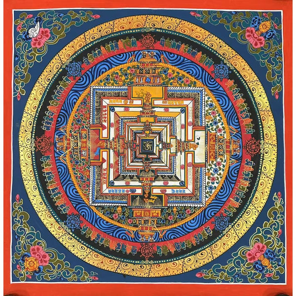 Kalachakra Mandala Tibetan Thangka Painting