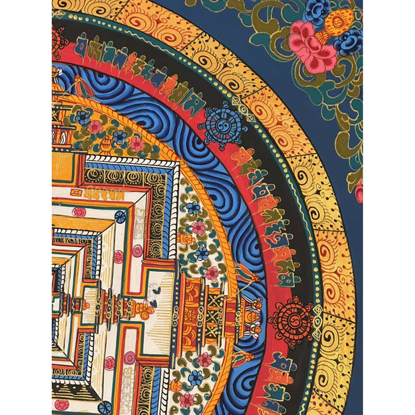 Kalachakra Mandala Tibetan Thangka Painting
