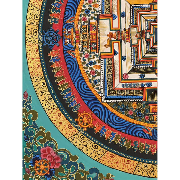 Kalachakra Mandala Tibetan Thangka Painting