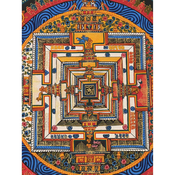 Kalachakra Mandala Tibetan Thangka Painting