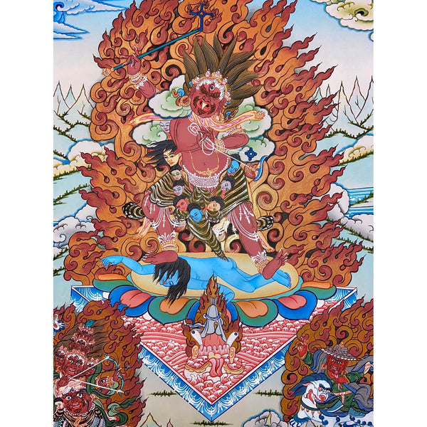 Ekajati Thangka – The Fierce Protectress of Mantras