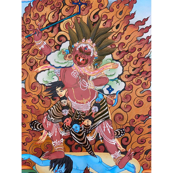 Ekajati Thangka – The Fierce Protectress of Mantras