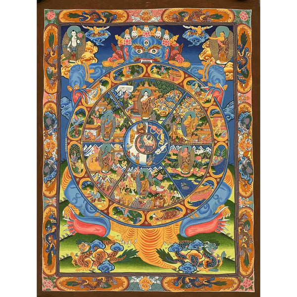 Wheel Of Life Masterpiece Thangka