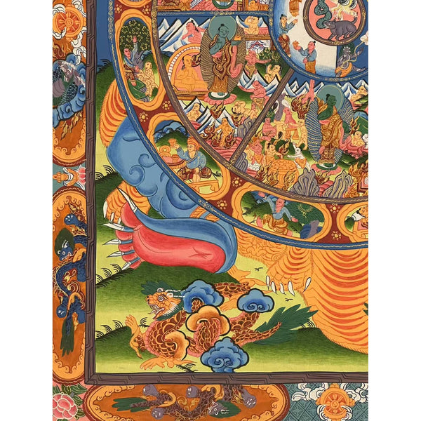 Wheel Of Life Masterpiece Thangka