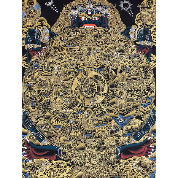 Wheel Of Life Masterpiece Thangka