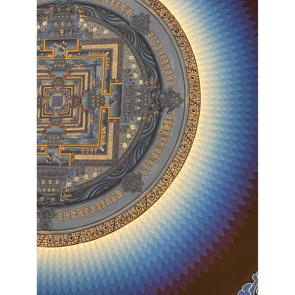 Kalachakra Mandala Tibetan Thangka Painting
