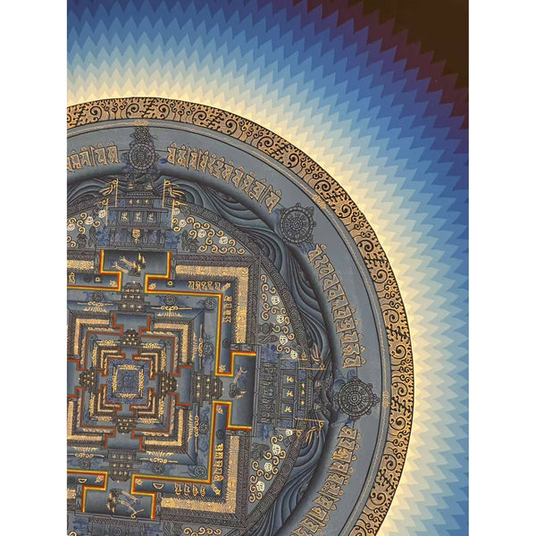 Kalachakra Mandala Tibetan Thangka Painting