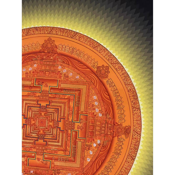 Kalachakra Mandala Tibetan Thangka Painting