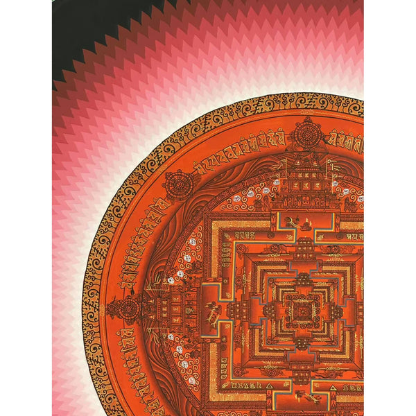 Kalachakra Mandala Tibetan Thangka Painting