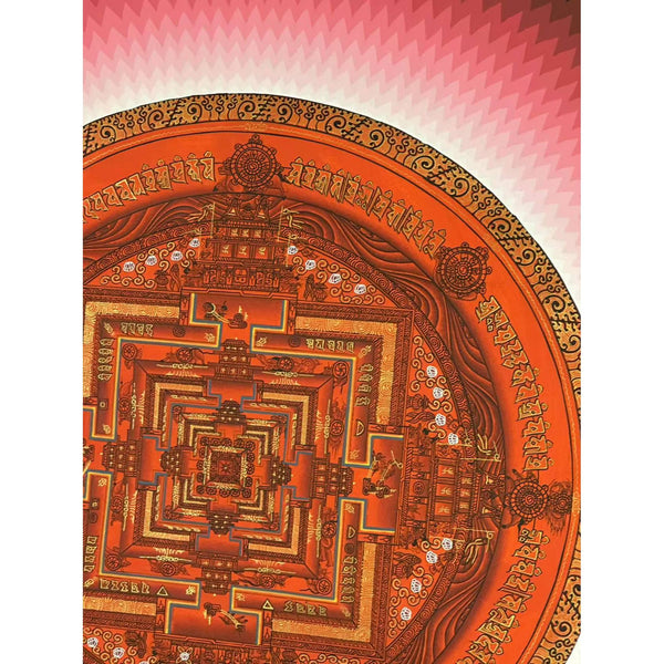 Kalachakra Mandala Tibetan Thangka Painting