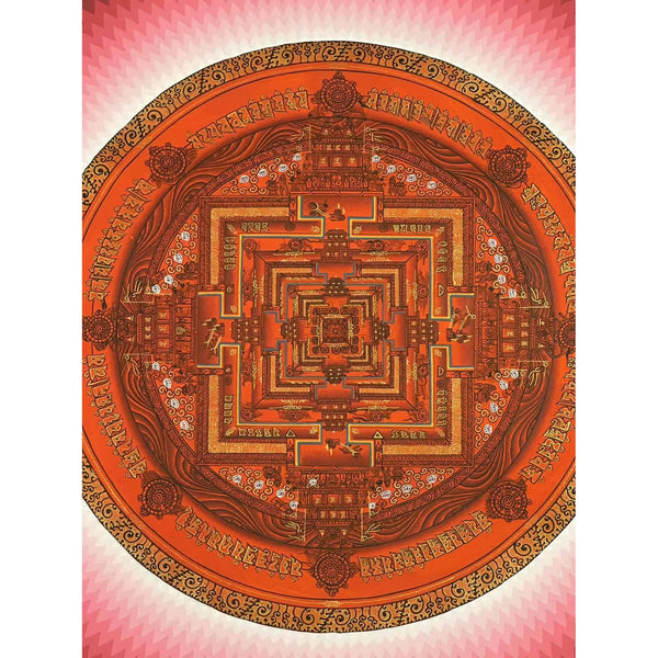 Kalachakra Mandala Tibetan Thangka Painting
