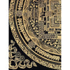 Kalachakra Mandala Black and Gold Thangka Painting