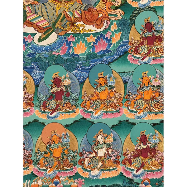21 Tara Tibetan Thangka Painting
