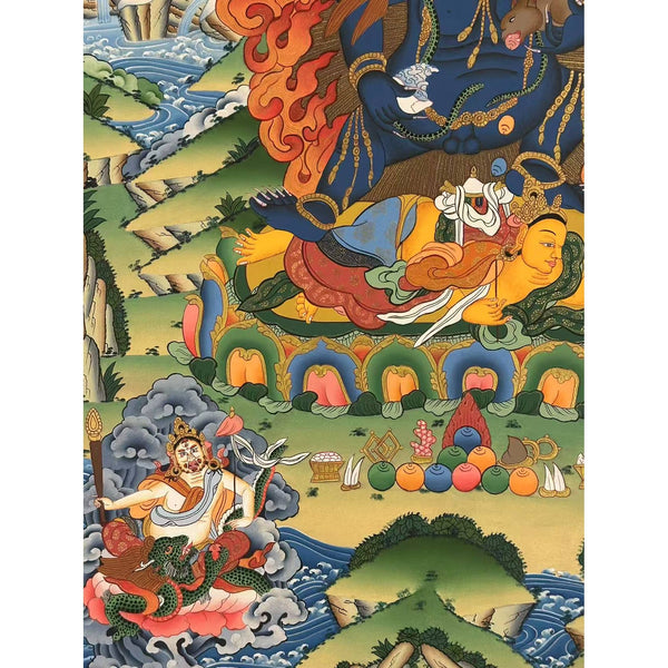 Black Jambala Masterpiece Thangka