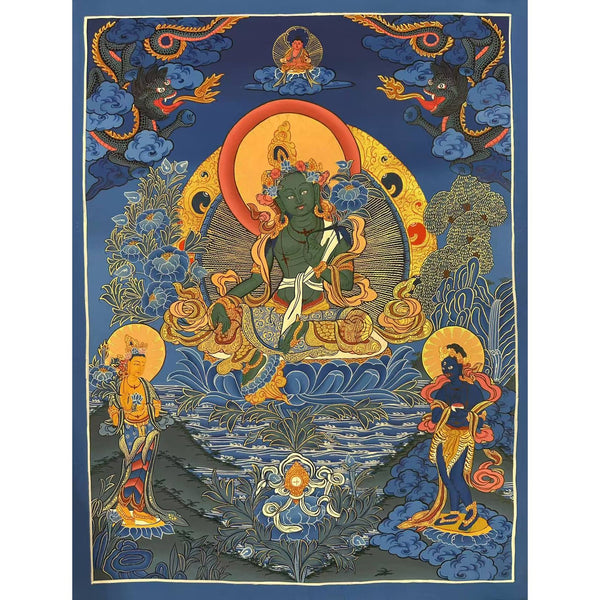 Green Tara Thangka