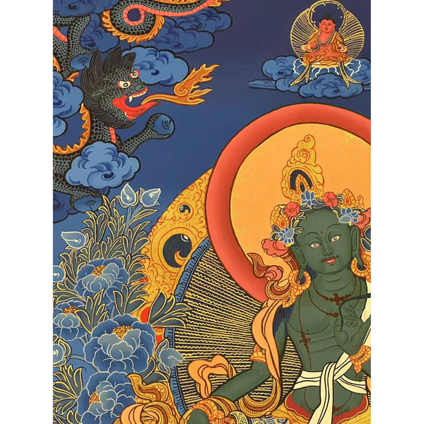 Green Tara Thangka